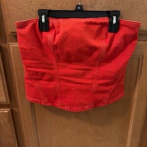 Strapless Jean tube top size 4